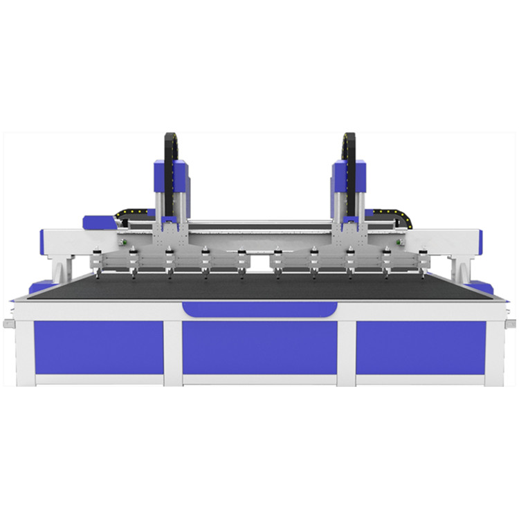 3D večvretenski CNC rezkar za les